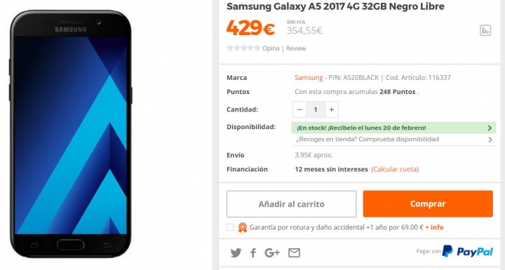 Imagen - 5 tiendas donde comprar el Samsung Galaxy A5 (2017)
