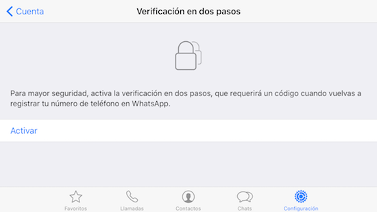 Imagen - WhatsApp ya ofrece verificación en dos pasos