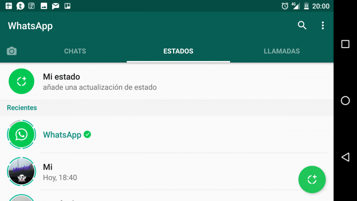 Imagen - WhatsApp Status ya está disponible en España