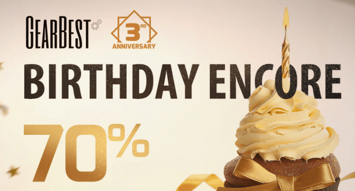 Oferta: tecnología desde 0,99 dólares por el tercer aniversario de GearBest