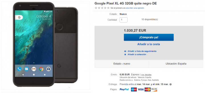 Imagen - Dónde comprar el Google Pixel XL