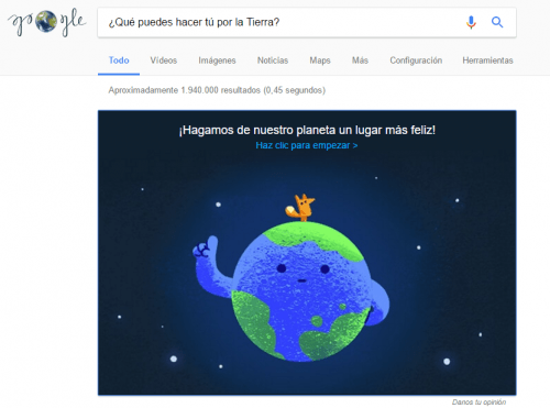 Imagen - Google nos anima a proteger el planeta con el Doodle del Día de la Tierra
