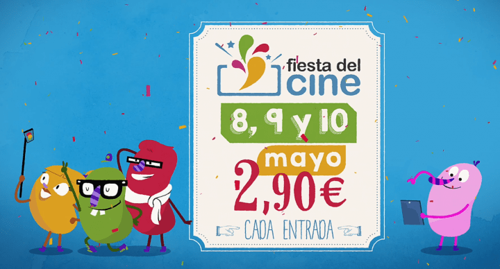La Fiesta del cine 2017 vuelve en mayo
