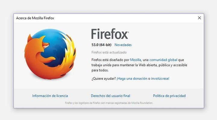 Imagen - Descarga Firefox 53, la versión que deja sin soporte a XP y Windows Vista