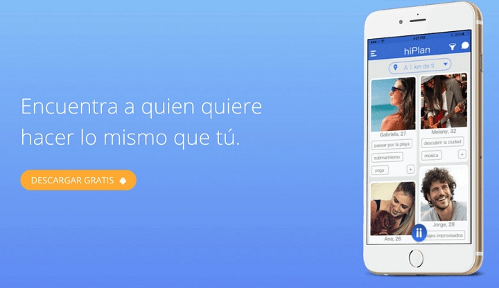 Hiplan, el "Tinder" español para conocer gente y planes