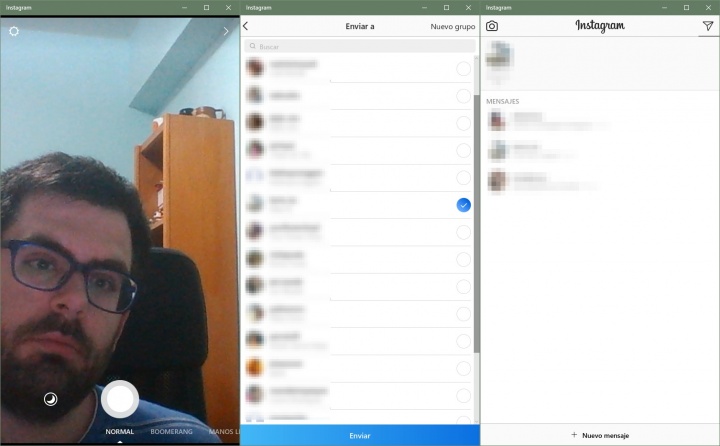 Imagen - Instagram para Windows 10 ya permite mandar fotos por mensaje privado