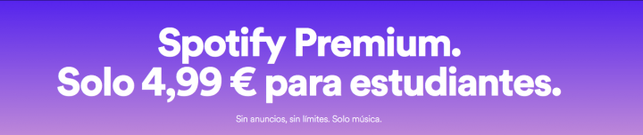Imagen - Spotify Premium por 4,99€ al mes para estudiantes