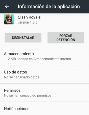 Imagen - Cómo desactivar las notificaciones de Clash Royale en Android