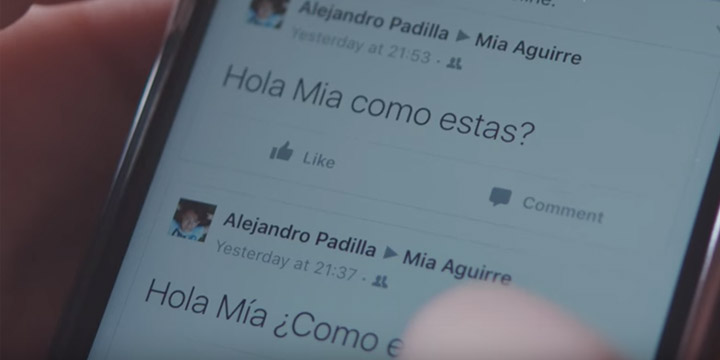 "Love Story", la "historia de amor" que advierte de los perfiles falsos en redes sociales