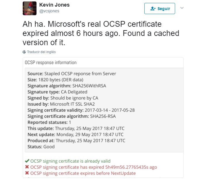 Imagen - Outlook muestra el error &quot;SEC_ERROR_OCSP_INVALID_SIGNING_CERT&quot;