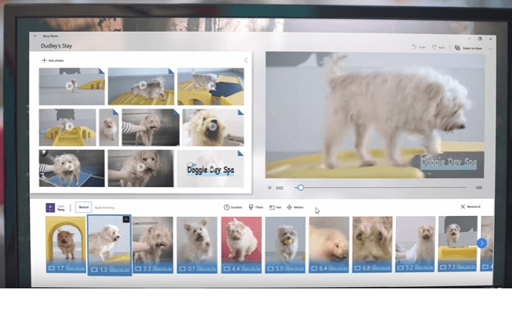 Windows Story Remix, el regreso de Movie Maker