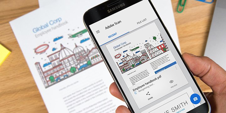 Cómo escanear documentos con Adobe Scan