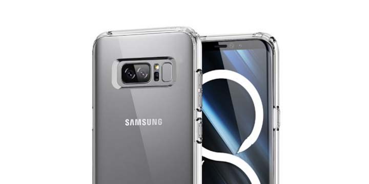 Filtrado el Galaxy Note 8 en una funda