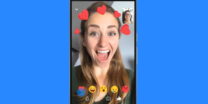 Facebook Messenger lanza nuevas máscaras y reacciones