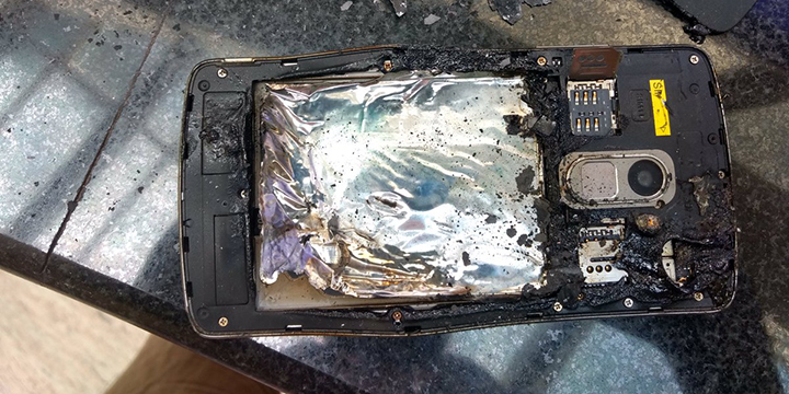 Un Lenovo K4 explota sin razón aparente