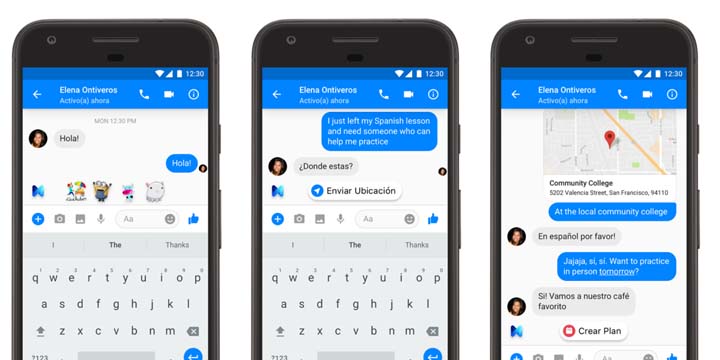 Cómo funciona el asistente virtual Facebook M