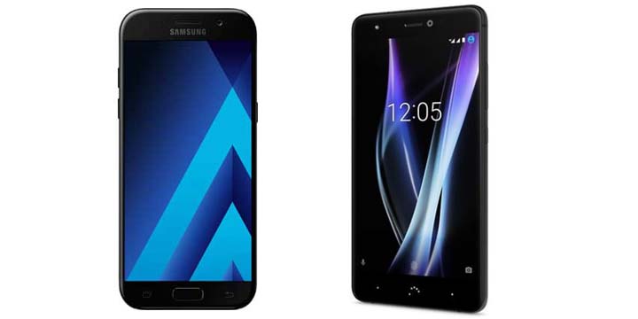 BQ Aquaris X Pro vs Galaxy A5: ¿qué gama media es mejor?