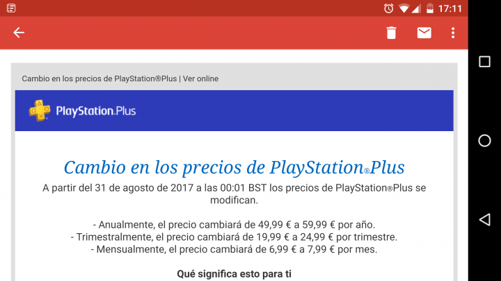 Imagen - PlayStation Plus sube el precio