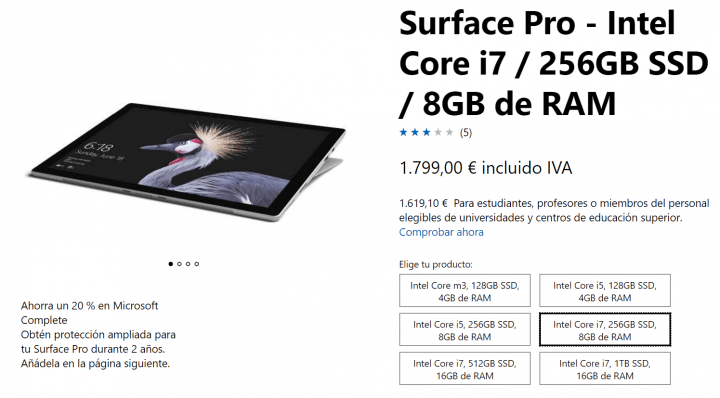 Imagen - 6 tiendas dónde comprar la Surface Pro