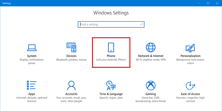 Imagen - Windows 10 te permitirá vincular tu smartphone con Android o iOS a tu PC