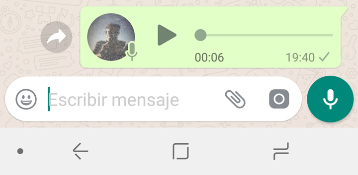Imagen - WhatsApp ya permite reproducir notas de voz sin entrar en la app