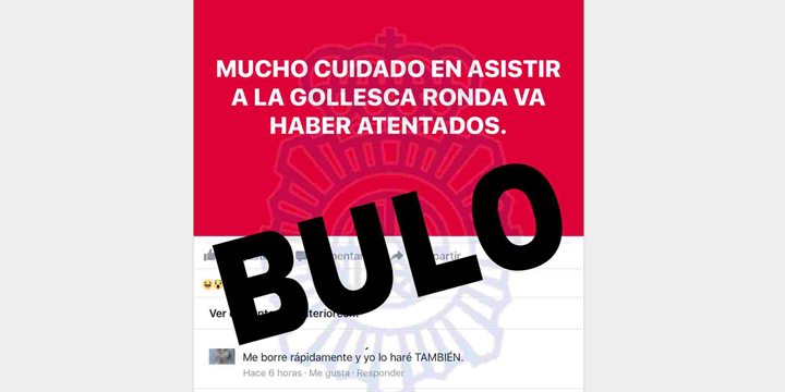 Se extiende un bulo de un atentado en la Goyesca