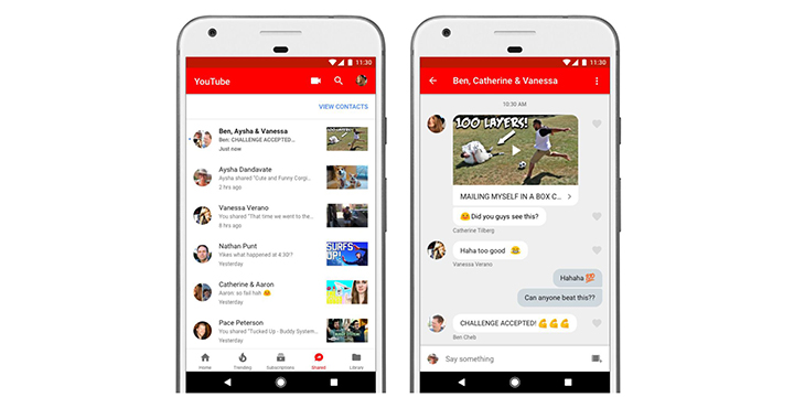 YouTube estrena los chats privados entre usuarios