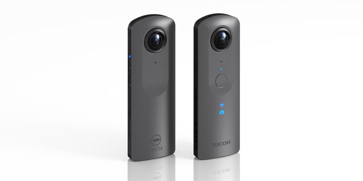 Theta V, la cámara portátil que hace fotos en 360 grados y graba en 4K