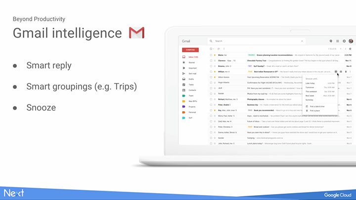 Imagen - Gmail permitirá posponer y agrupar emails de forma inteligente, y renovará su diseño web