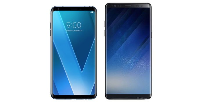 LG V30 vs Galaxy Note 8: ¿Cuáles son las diferencias?