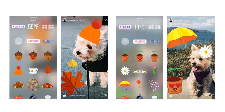 Imagen - Instagram añade nuevos stickers para el otoño