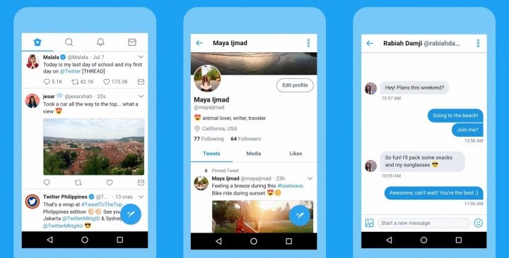 Imagen - Twitter Lite será una versión ligera y con menor consumo de datos de la app