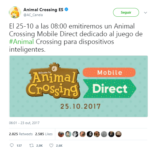 Imagen - Animal Crossing, el juego de Nintendo, aparecerá pronto en Android y iPhone