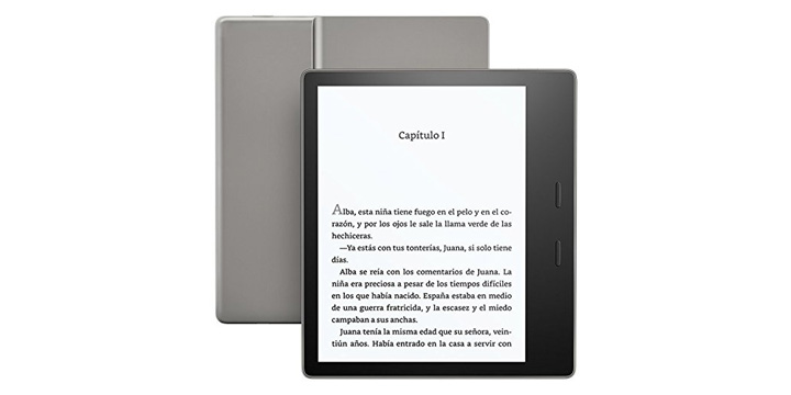 Kindle Oasis se renueva con resistencia al agua y pantalla de 7 pulgadas