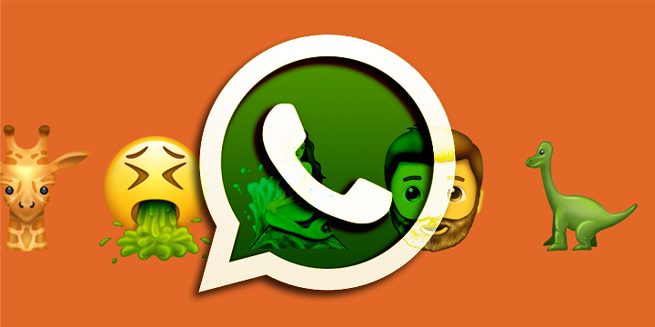 Los emojis de fantasía llegan a WhatsApp con T-Rex y muchos más