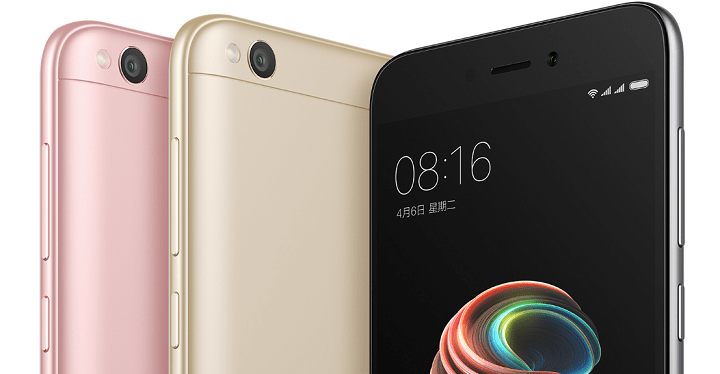 Xiaomi Redmi 5A, el nuevo gama baja con batería de 3.000 mAh