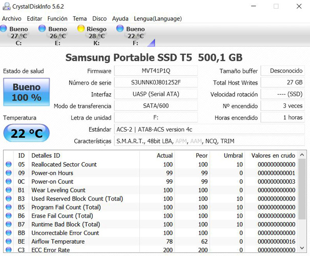 Imagen - Review: Samsung Portable SSD T5, un señor disco duro externo para tu PC y tu móvil