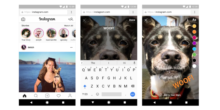 Instagram Stories llega a la versión web