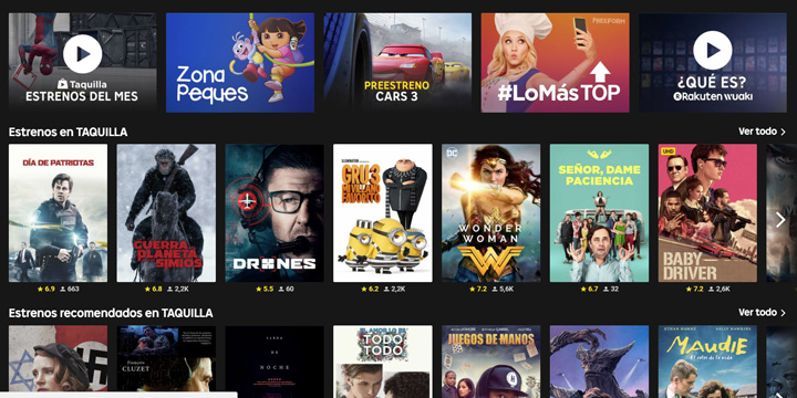 Rakuten TV ya soporta 4K HDR