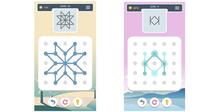 Descarga Weave the Line, un relajante juego de unir puntos para Android y iPhone