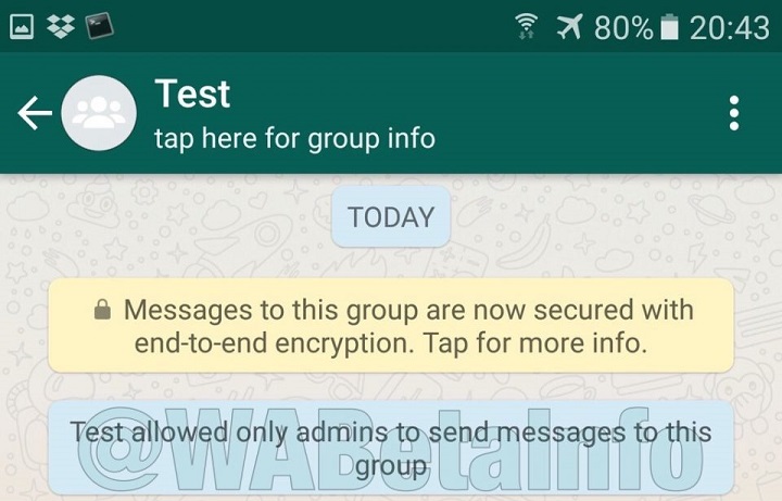 Imagen - WhatsApp permitirá a los administradores de grupos bloquear todas las conversaciones