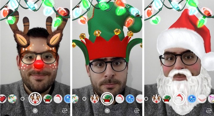 Imagen - Facebook Messenger lanza nuevos efectos de cámara por Navidad