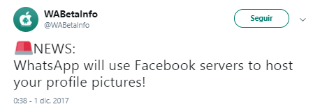 Imagen - WhatsApp llevará las fotos de perfil a los servidores de Facebook