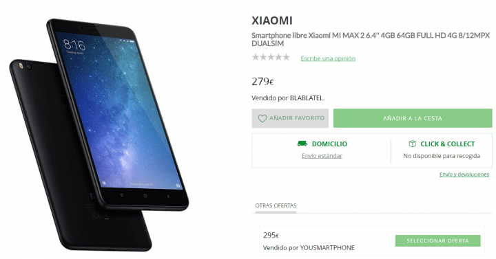 Imagen - 7 tiendas dónde comprar el Xiaomi Mi Max 2