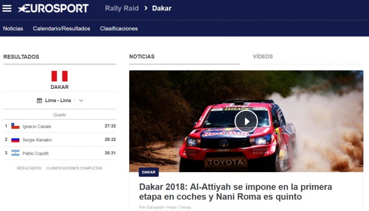 Imagen - Cómo seguir el Rally Dakar 2018 por Internet
