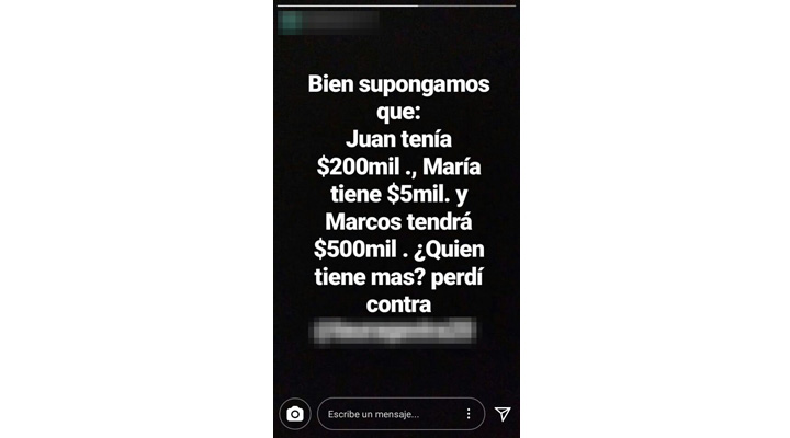 Juan Tenia 200mil Maria Tiene 5mil Y Marcos Tendra El Acertijo Viral En Instagram