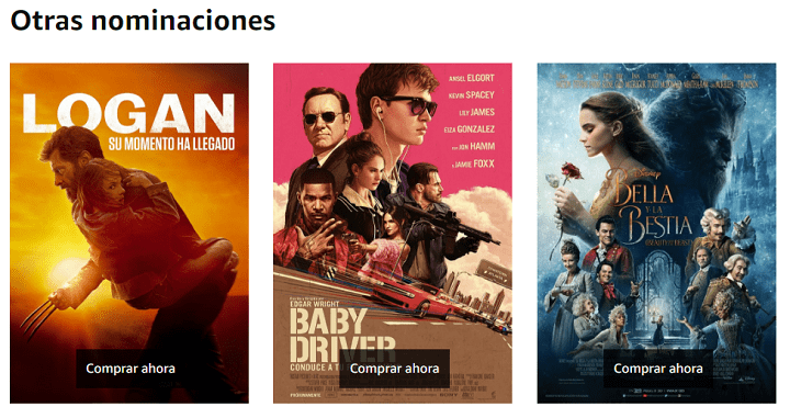 Imagen - Oferta: las películas nominadas a los Oscars 2018 en Amazon