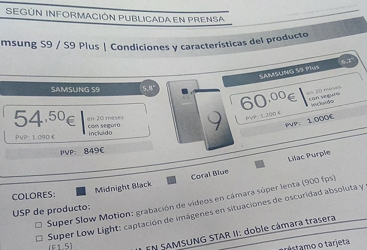 Imagen - Se filtra el precio del Samsung Galaxy S9