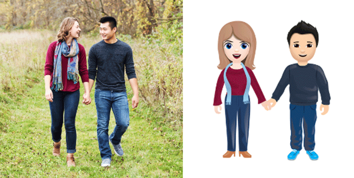 Imagen - Tinder propone nuevos emojis con parejas interraciales