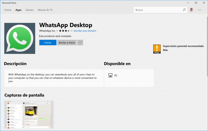 Imagen - Descarga ya WhatsApp para PC desde la Tienda Windows